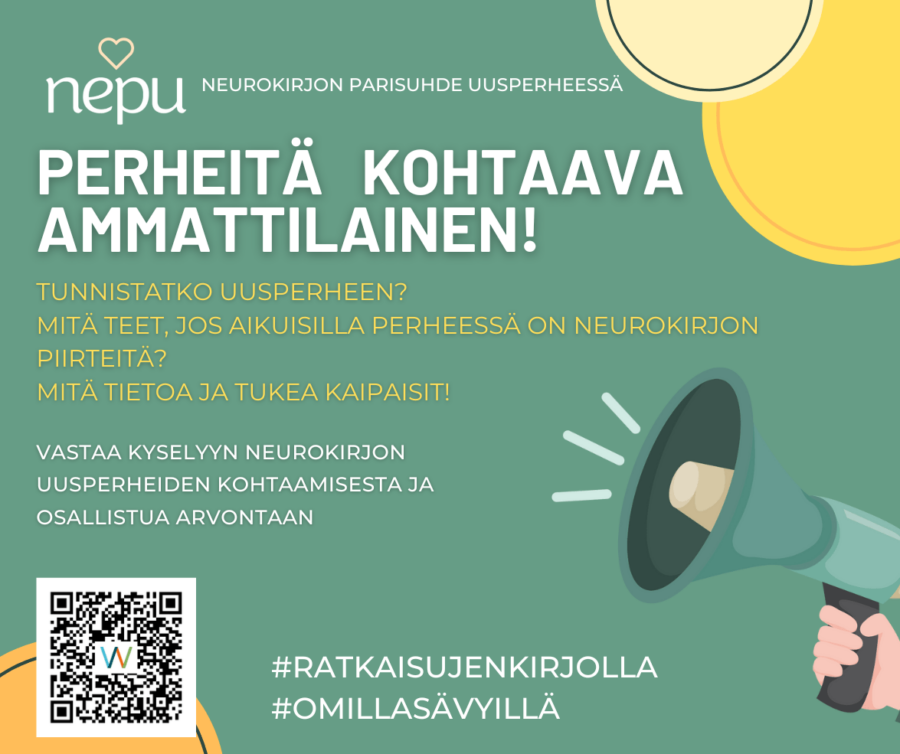 NEPU- kysely ammattilaisille flyeri